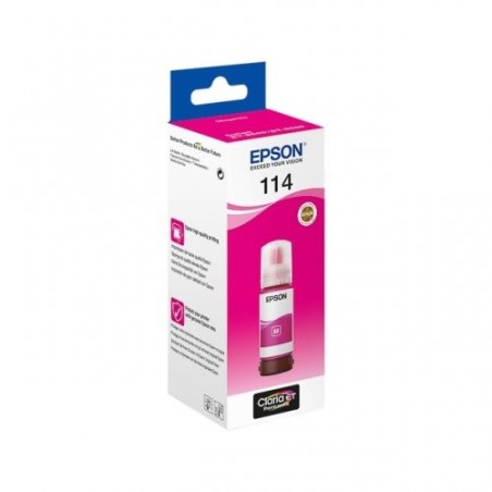 Epson 114 - Flacon d'encre originale C13T07B340 - Magenta