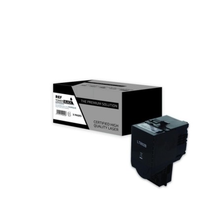 Lexmark 802B - Toner compatible avec 80C2SK0 - Noir