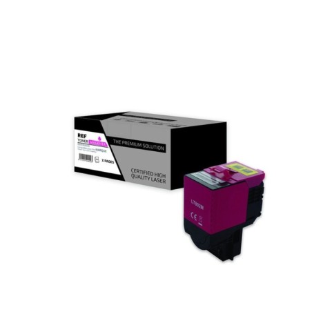 Lexmark 802M - Toner compatible avec 80C2SM0 - Magenta