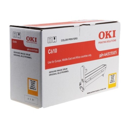 OKI 610 - Tambour authentique 44315105 - Yellow