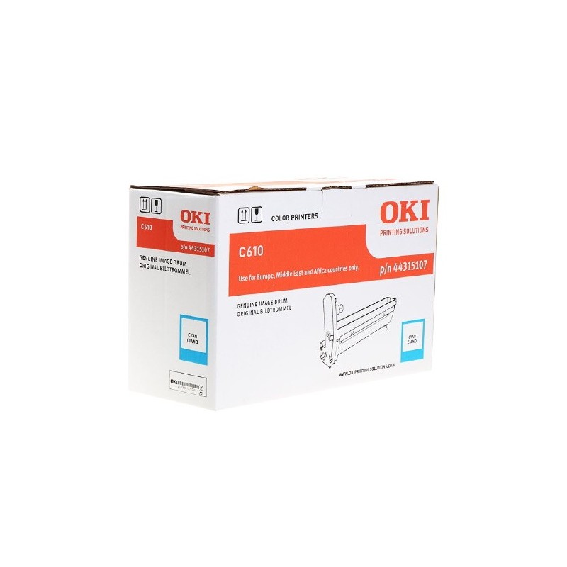 OKI 610 - Tambour originale 44315107 - Cyan