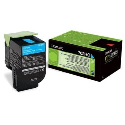 Toner authentique Lexmark 70C2HC0 - Cyan
