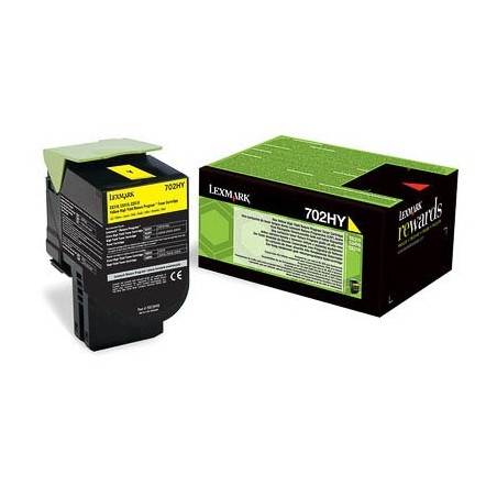 Toner originale Lexmark 70C2HY0 - Jaune