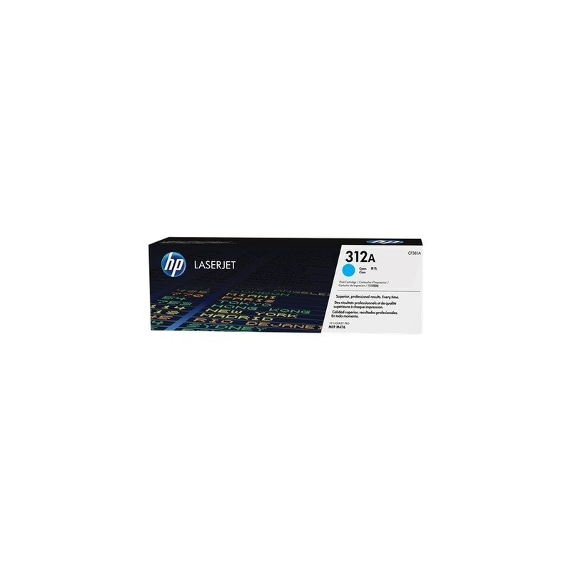 Toner originale Hp CF381A, 312A - Cyan