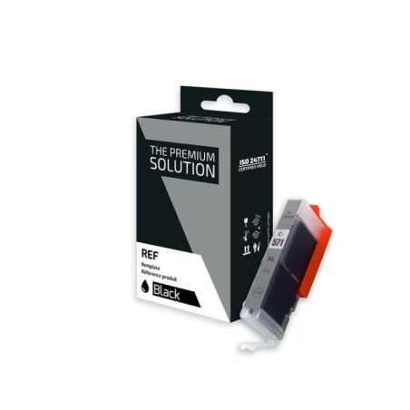 Canon 571XLGY Cartouche compatible avec CLI571GYXL, 0335C001 - Gris