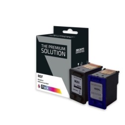 hp H21/H22 Pack x 2 compatible avec C9351CE