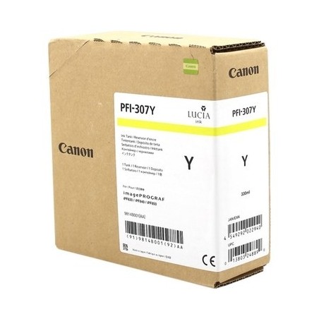 Canon UPFI307Y Cartouche authentique 9814B001