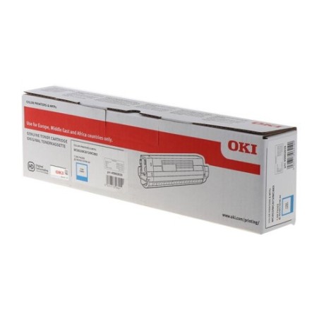 OKI 853 - Toner originale Oki 45862839 - Cyan