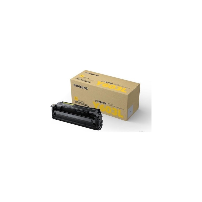 Toner originale Samsung CLTY603LELS, SU557A - Jaune