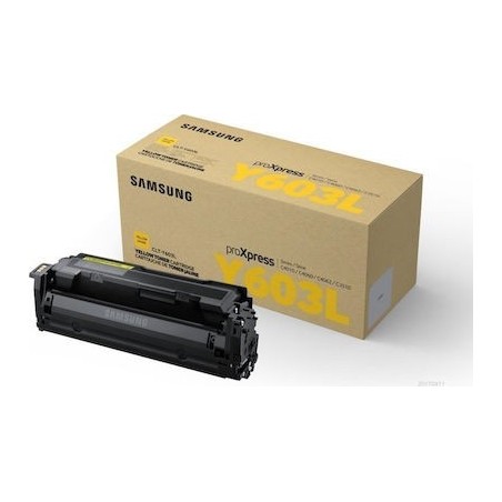 Toner originale Samsung CLTY603LELS, SU557A - Jaune