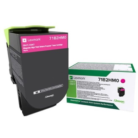 Toner authentique Lexmark 71B2HM0 - Magenta