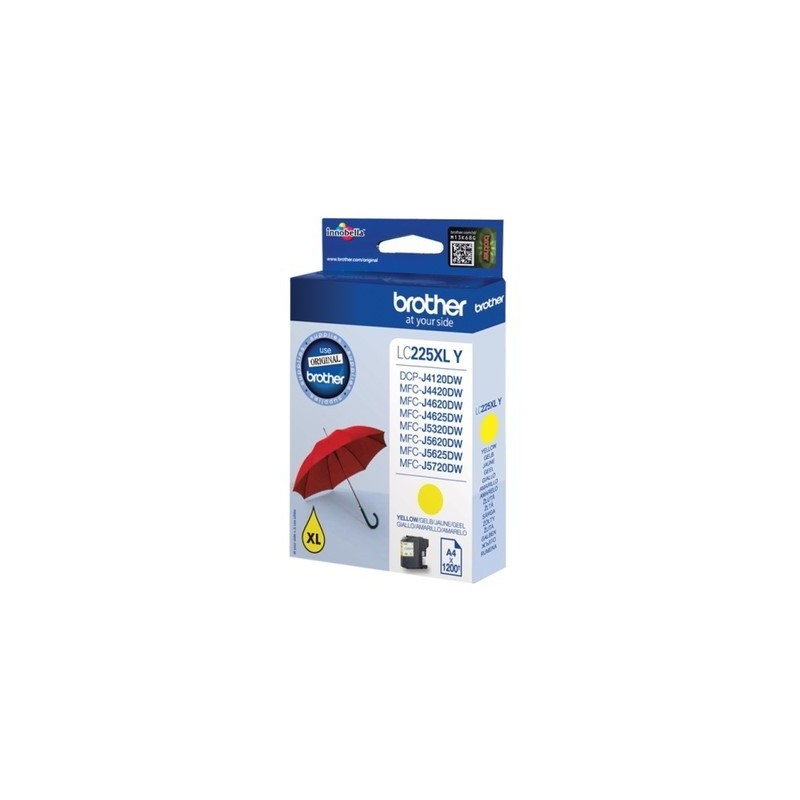 Brother B225Y Cartouche originale LC225XLY - Jaune