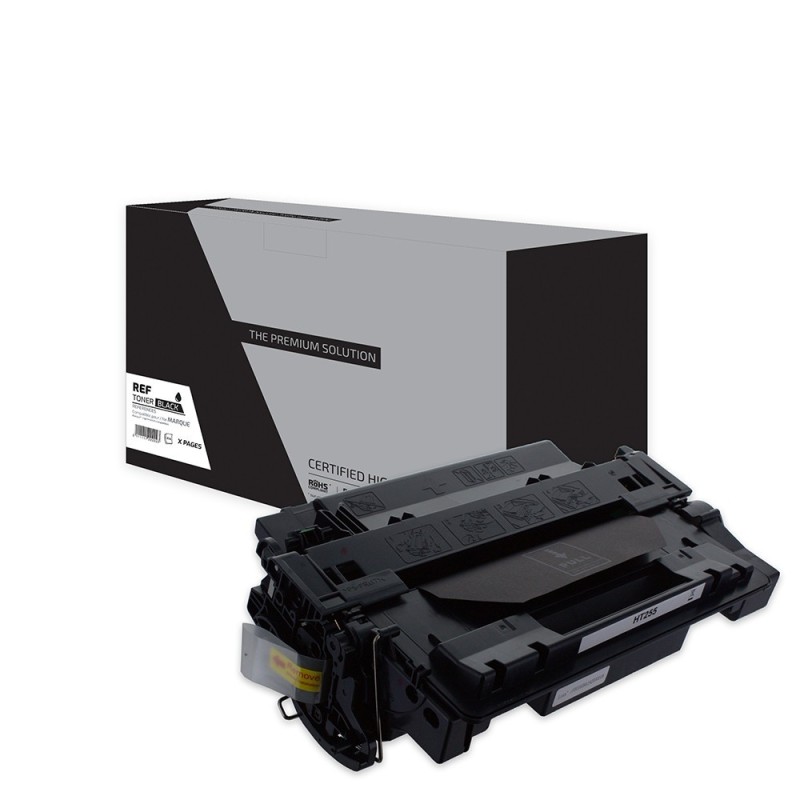HP 255 - Toner compatible avec CE255A, 55A, 724 - Noir