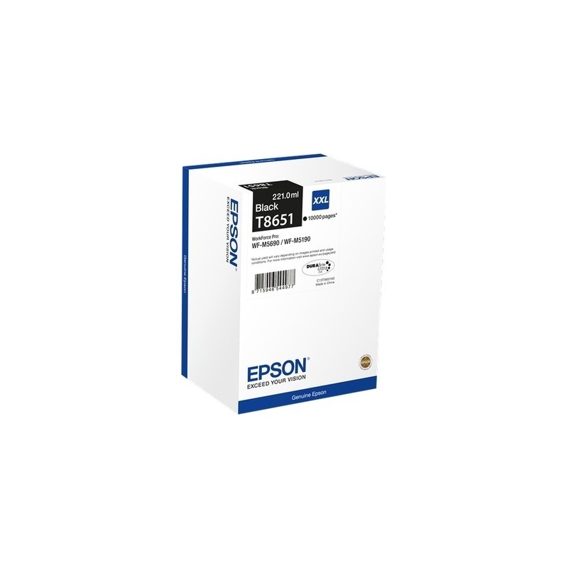 Cartouche originale Epson T865140 - noir