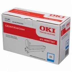 OKI 824 - Tambour authentique 46857507 - Cyan