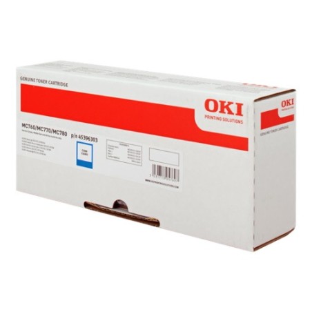 OKI 760C - Toner originale Oki 45396303 - Cyan