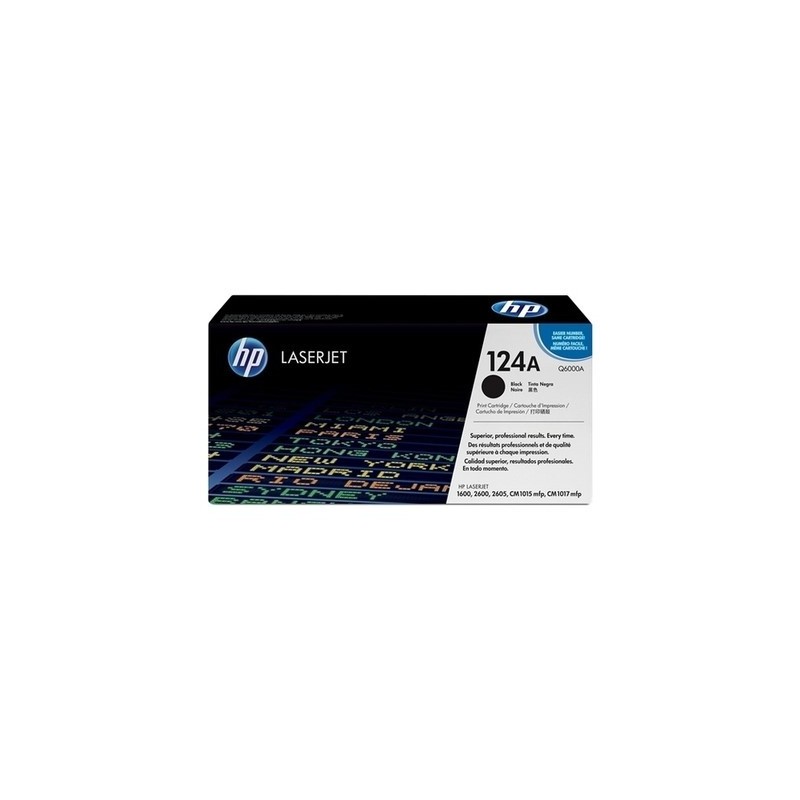 Toner originale Hp Q6000A, 124A - noir