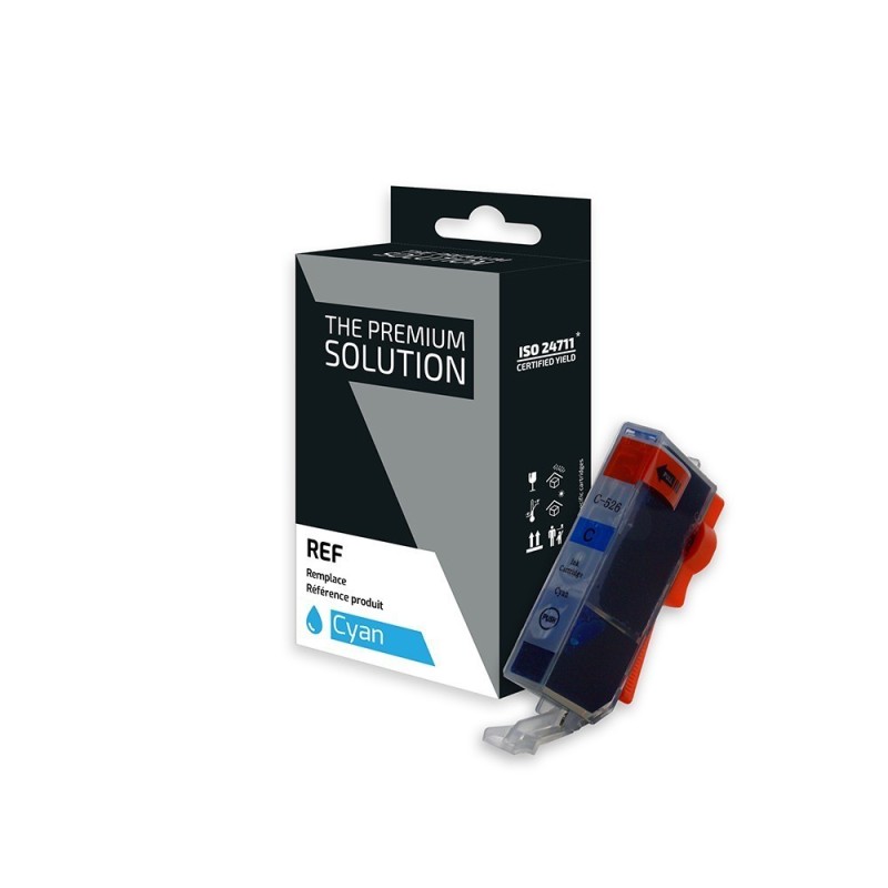 Canon 526C Cartouche compatible avec CLI-526C, 4541B001 - Cyan