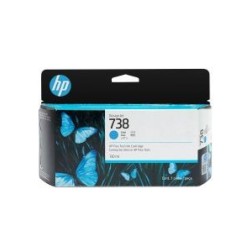 HP 738 - Cartouche authentique 498N5A - Cyan
