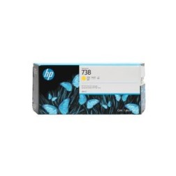 HP 738X - Cartouche authentique 676M8A - Yellow