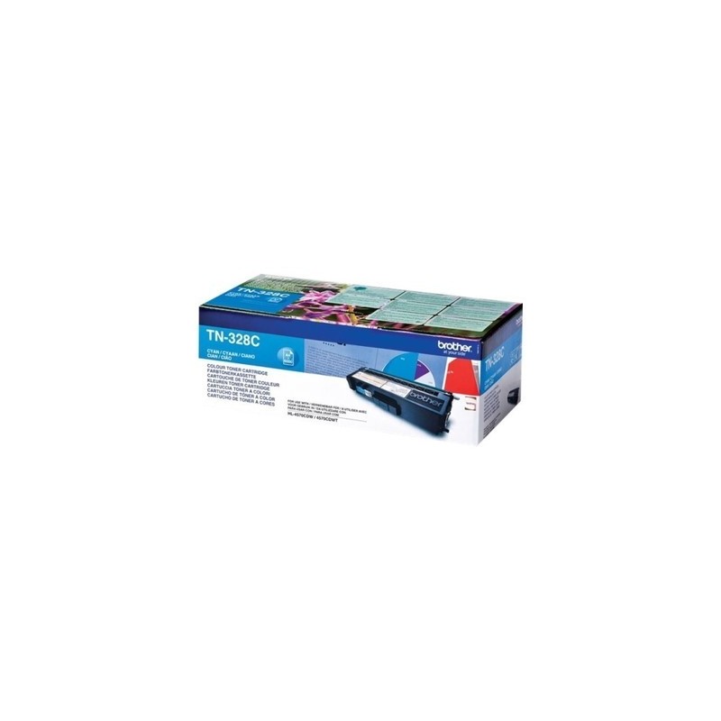 Toner originale Brother TN-328 - Cyan
