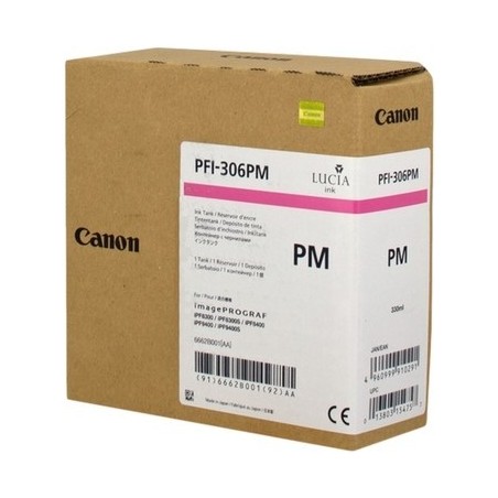 Canon PFI306PM Cartouche originale 6662B001, PFI306PM - Photo Magenta