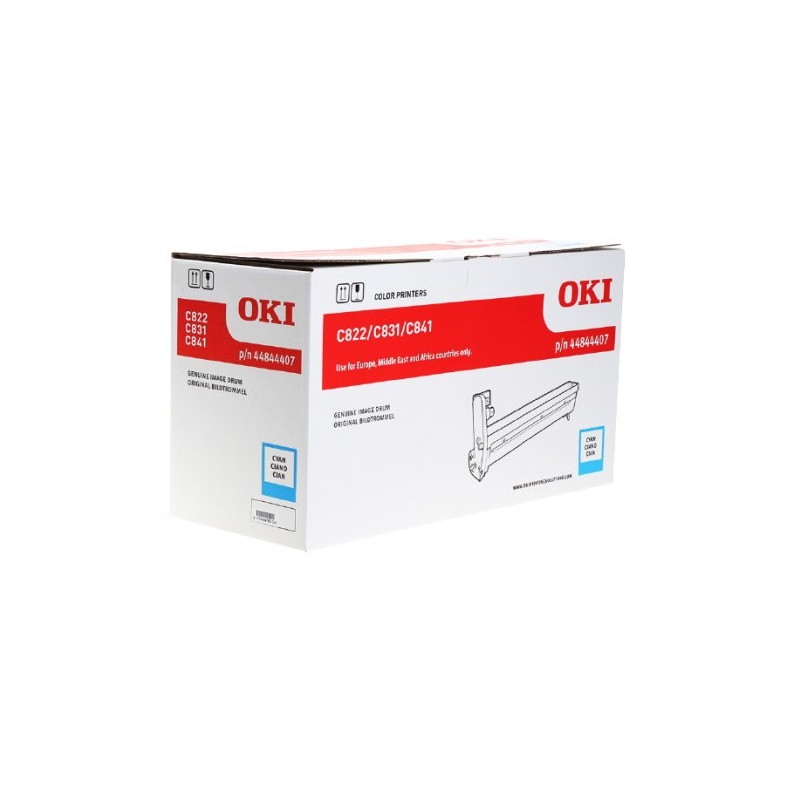 OKI C822, C831, C841C - Tambour originale 44844407 - Cyan