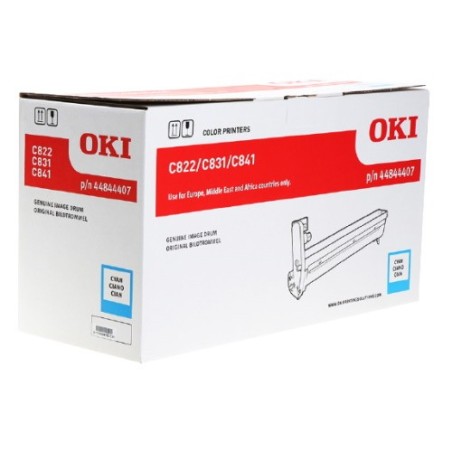 OKI C822, C831, C841C - Tambour originale 44844407 - Cyan