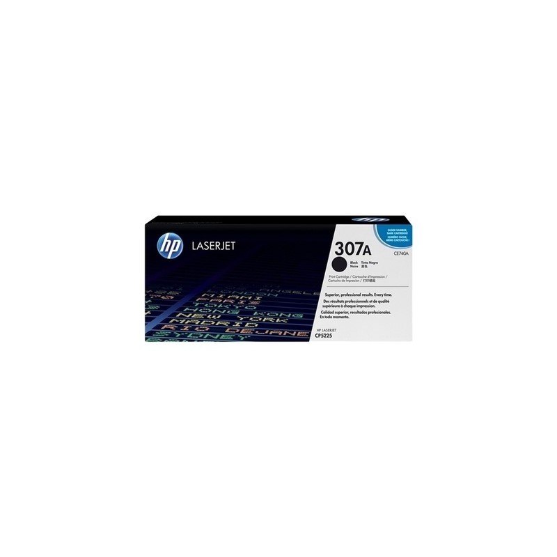 Toner originale Hp CE740A, 307A - noir