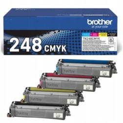 Brother TN-248 - Pack x 4 Toner authentique TN-248 - Black Cyan Magenta Yellow