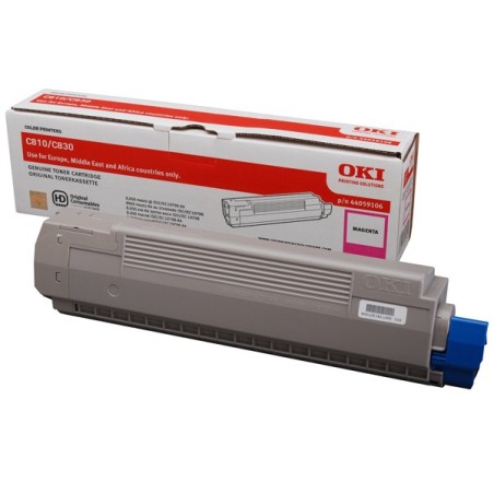OKI C810 - Toner originale 44059106 - Magenta