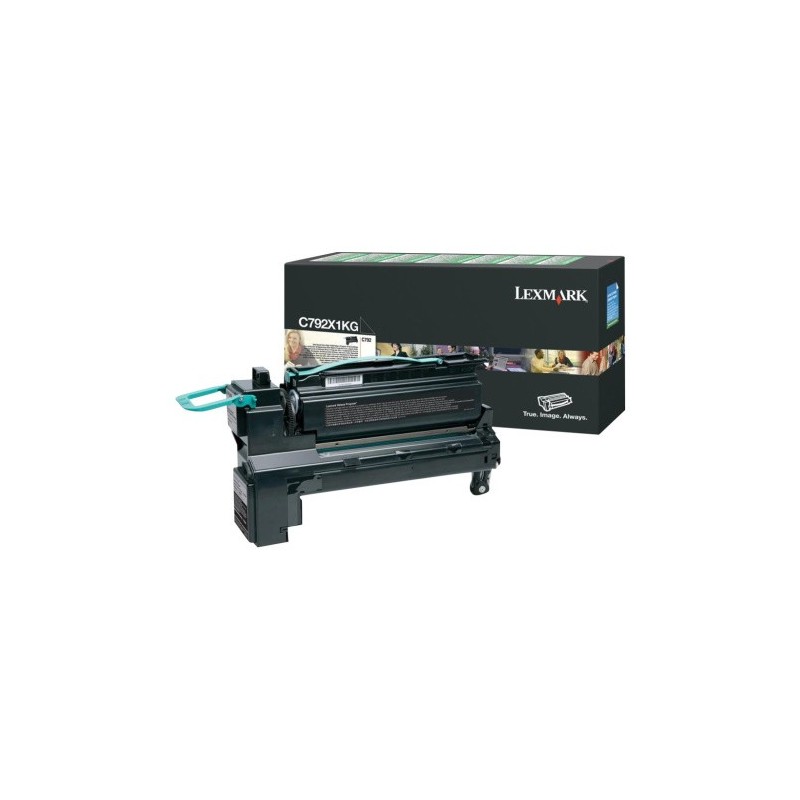 Toner originale Lexmark C792X1KG - noir