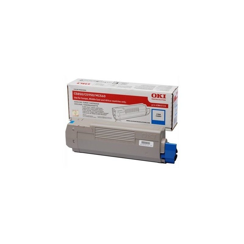 OKI 43865723 - Toner originale 43865723 - Cyan