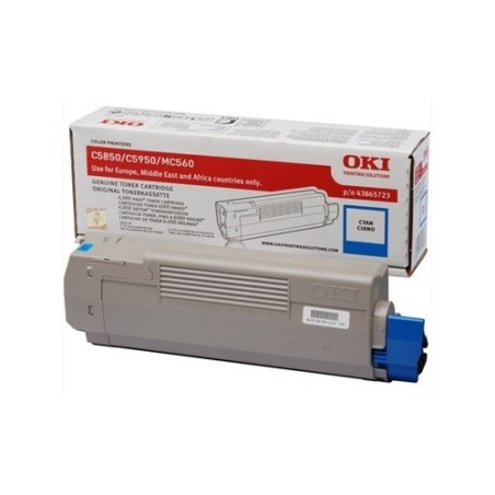 OKI 43865723 - Toner originale 43865723 - Cyan