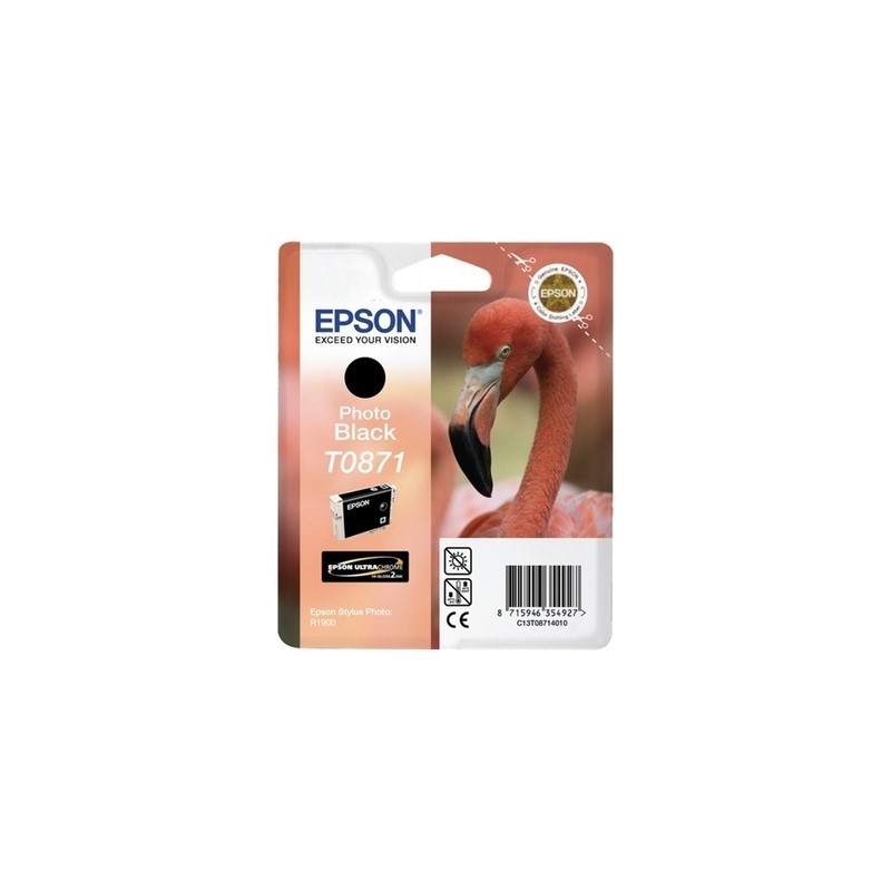 Epson T0871 Cartouche originale T087140 - Photo Noir