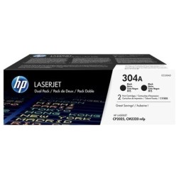 Pack x 2 Toner authentique Hp CC530AD