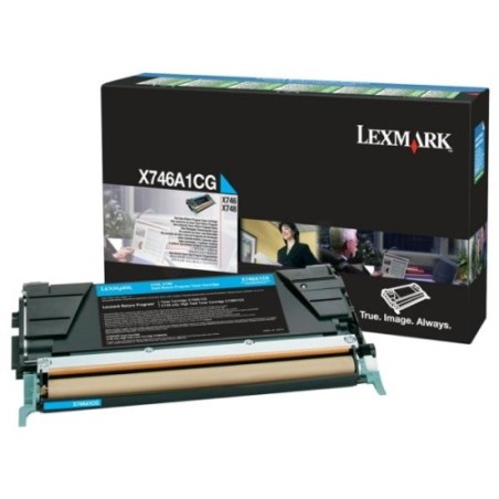 Lexmark X746C - Toner authentique RETURN X746A1CG