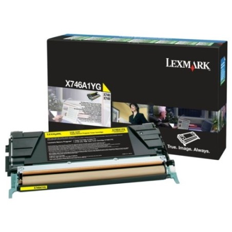 Lexmark X746Y - Toner authentique RETURN X746A1YG