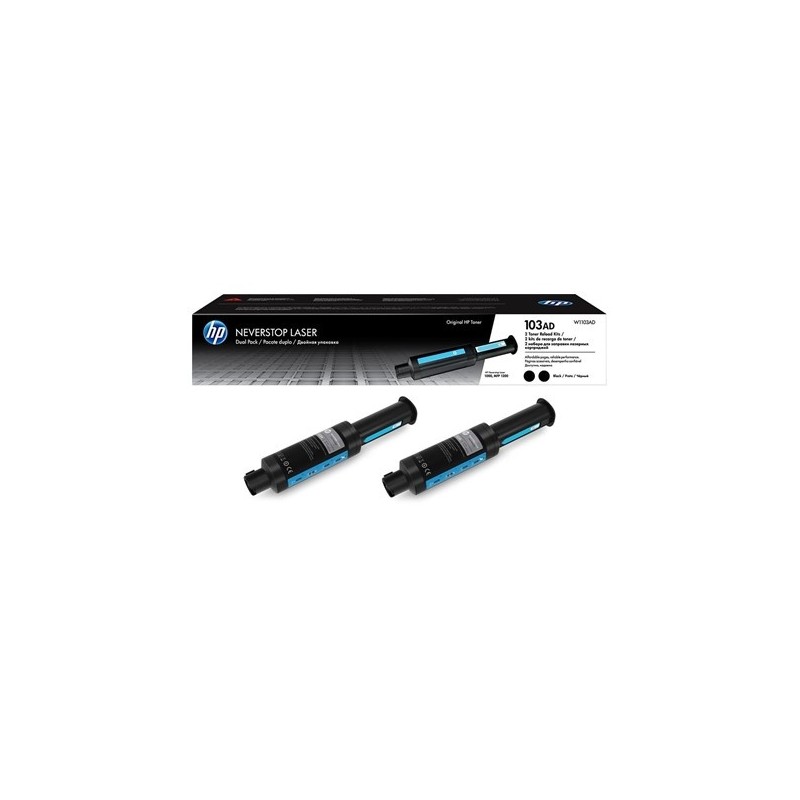 Hp 103AD - Pack x2 Toner originale Hp W1103AD - Black