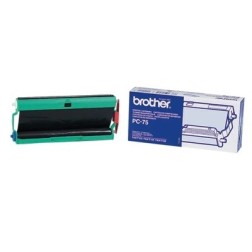 Ruban transfert thermique compatible avec PC75 - noir