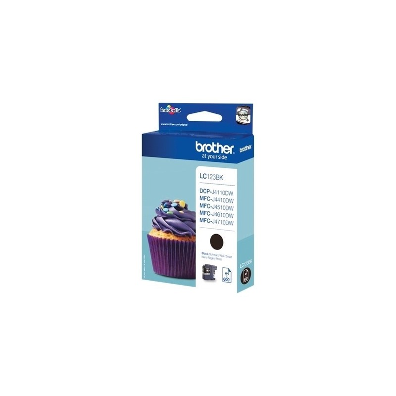 Brother B123B Cartouche originale LC123BK - Noir