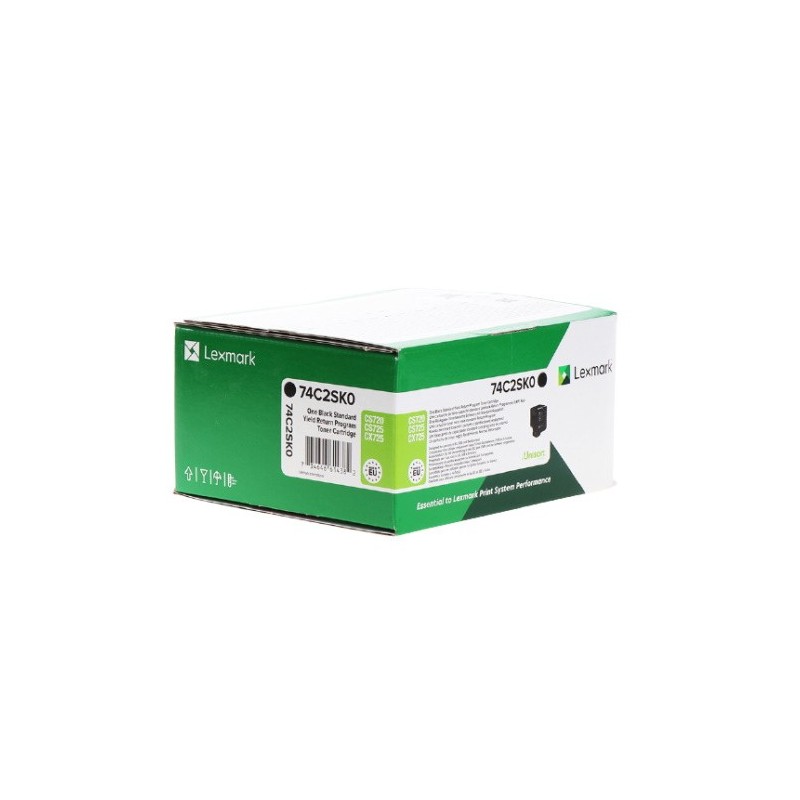 Toner originale Lexmark 74C2SK0 - noir
