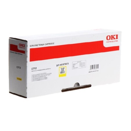 OKI 712 - Toner authentique Oki 46507613 - Yellow