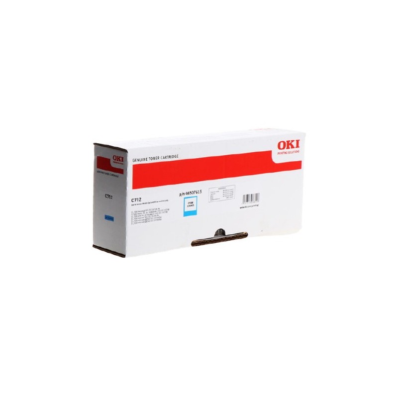 OKI 712 - Toner originale Oki 46507615 - Cyan