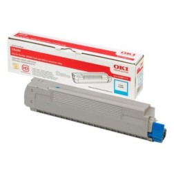 OKI OT8600C - Toner authentique Oki 43487711 - Cyan