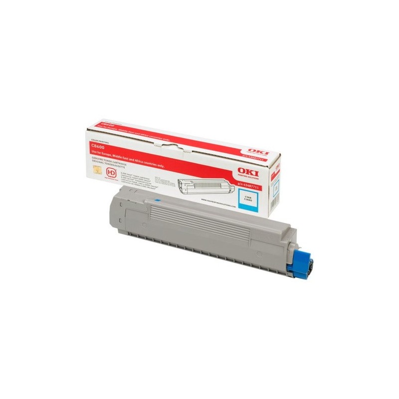 OKI 8600C - Toner originale Oki 43487711 - Cyan