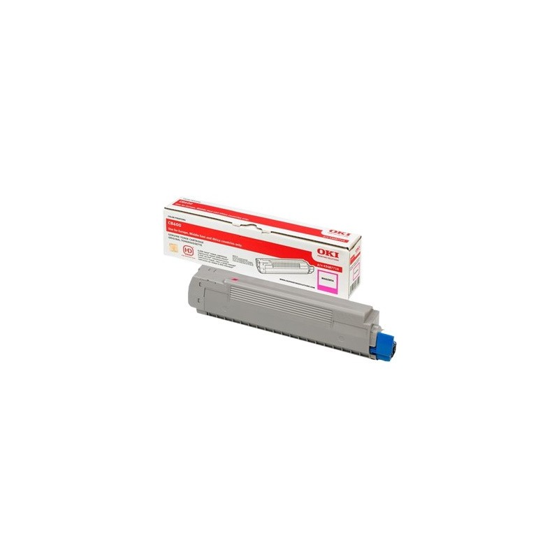 OKI 8600M - Toner originale Oki 43487710 - Magenta