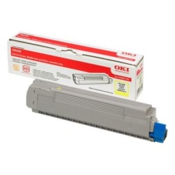 OKI OT8600Y - Toner authentique Oki 43487709 - Yellow