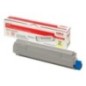 OKI 8600Y - Toner originale Oki 43487709 - Yellow