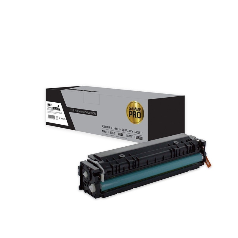 HP 203XB / CF540X - Toner 'Gamme PRO' compatible avec CF540X, 203X - Noir